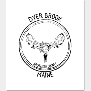 Dyer Brook Maine Moose Posters and Art